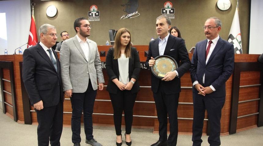 &Ccedil;elik: "Adana&rsquo;nın geleceği i&ccedil;in istikrar &ouml;nemli"