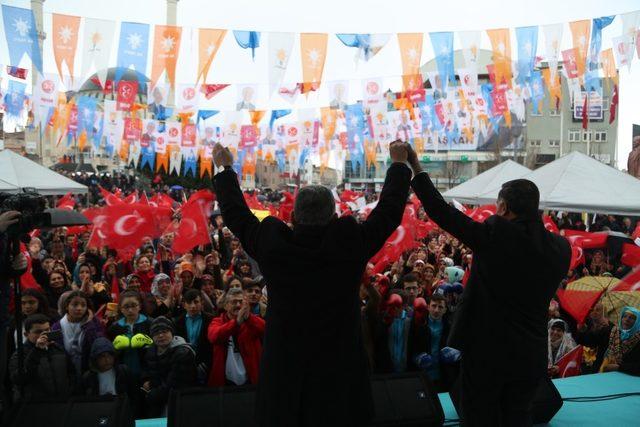 Develi’de Cumhur İttifakı Mitingine Yoğun İlgi