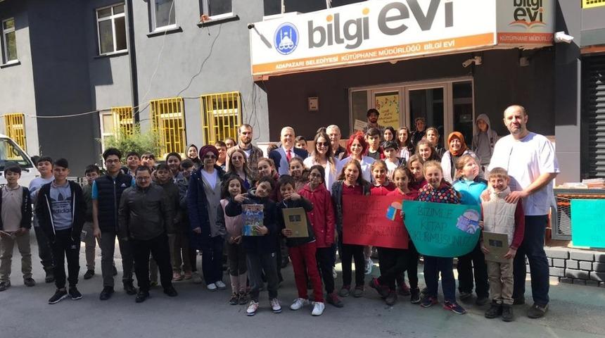 Bilgievi K&uuml;t&uuml;phane haftasını kutladı