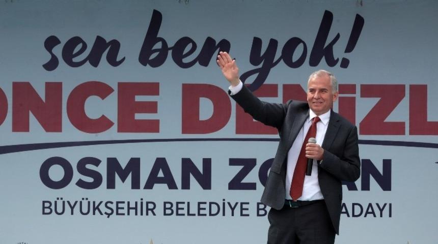 Başkan Zolan: “Sen ben yok önce Denizli”