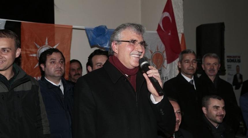 Y&uuml;ce, Sakarya Ağasar Şalpazarlılar Derneği &uuml;yeleriyle bir araya geldi