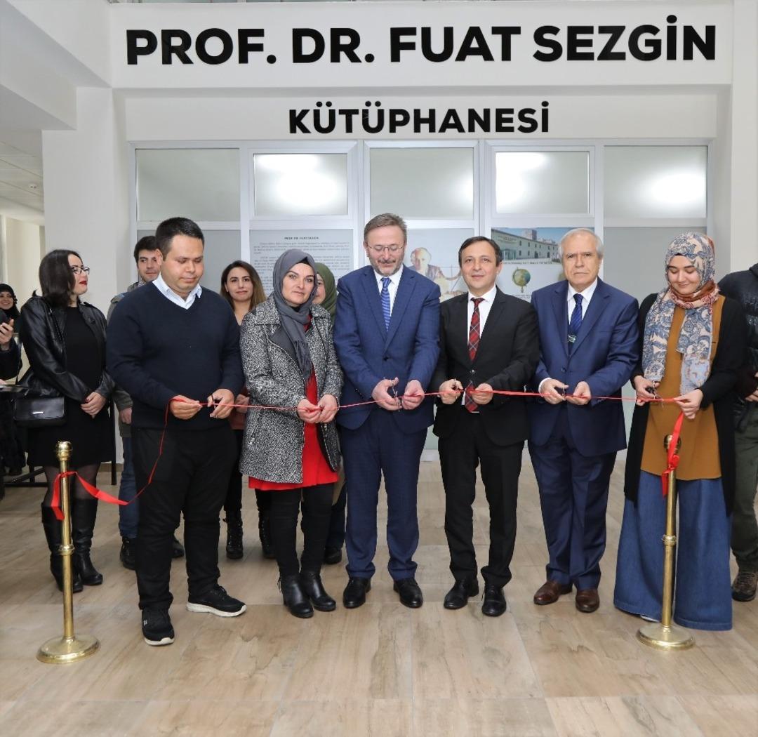 ER&Uuml;&rsquo;de Prof. Dr. Fuat Sezgin K&uuml;t&uuml;phanesinin A&ccedil;ılışı Yapıldı