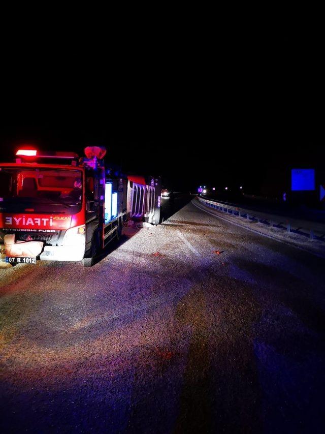 Antalya’da trafik Kazası: 1 Ölü