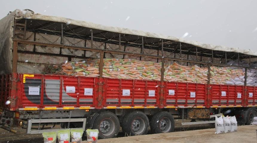 Sivas’ta çiftçilere tohum dağıtımı yapıldı