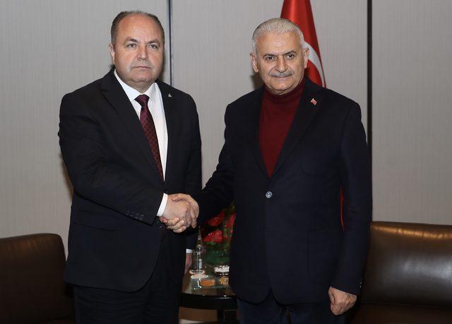 Binali Yıldırım ANAP Genel Başkanı Çelebi ile görüştü