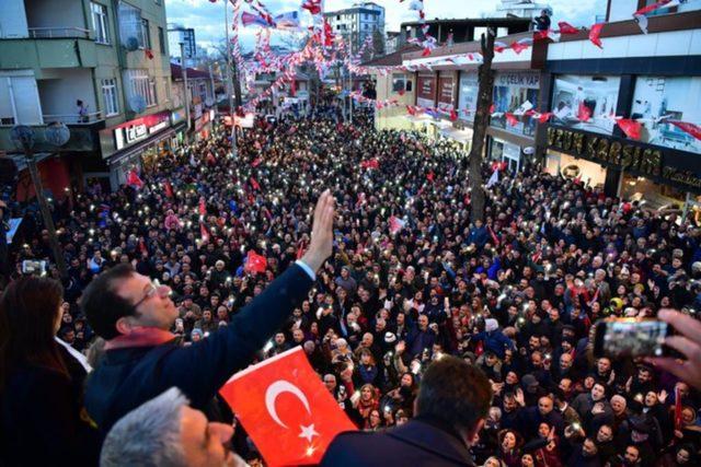 İmamoğlu Pendik ve Tuzla'da konuştu