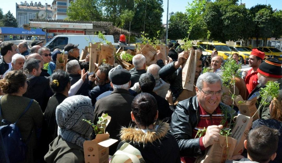 Binlerce fidan toprakla buluşacak