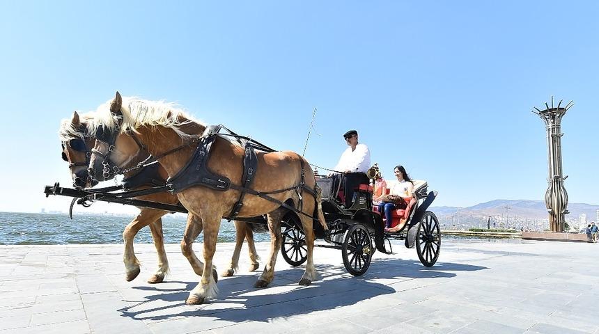 Kordon&rsquo;a elektrikli faytonlar geliyor