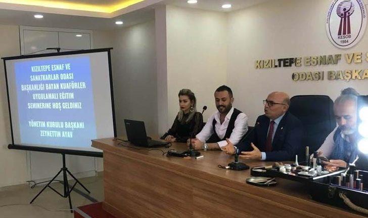 Kızıltepe’de bayan kuaförlere uygulamalı eğitim verildi G4