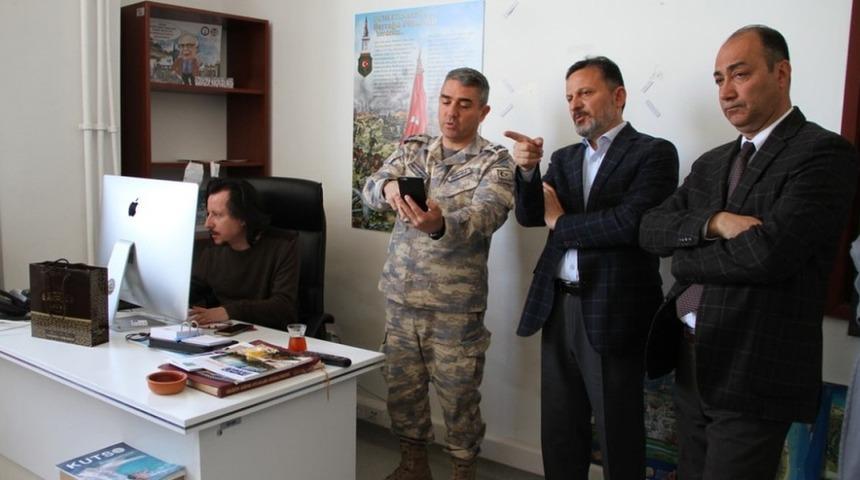 Tuğgeneral G&uuml;nd&uuml;z&rsquo;den DP&Uuml;-İLTEM&rsquo;e ziyaret