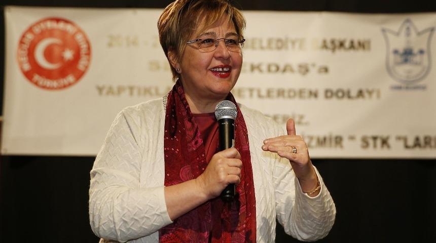 Konak&rsquo;ta Pekdaş&rsquo;a veda t&ouml;reni