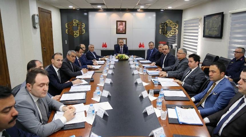 Se&ccedil;im G&uuml;venliği Toplantısı, Vali Şehmus G&uuml;naydın Başkanlığı&rsquo;nda Yapıldı