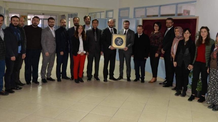 Rekt&ouml;r Alkan Bayat ve İskilip&rsquo;i ziyaret etti