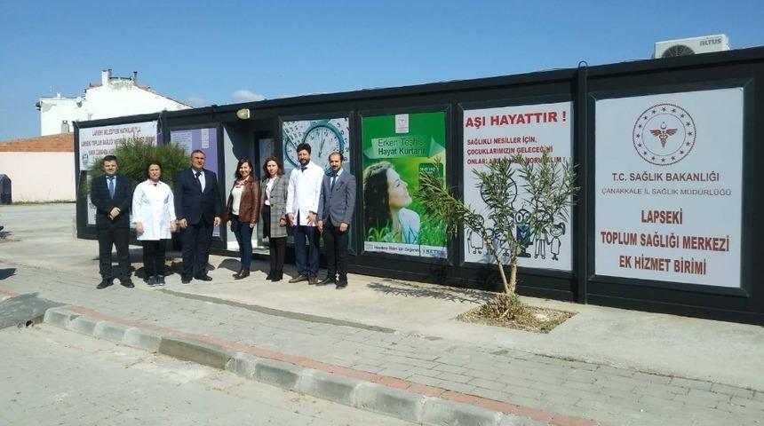 Lapseki&rsquo;ye TSM Ek Hizmet Birimi a&ccedil;ıldı