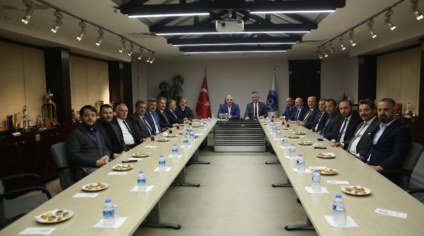 Başkan &Ccedil;elik&rsquo;e vefa ve teşekk&uuml;r ziyareti