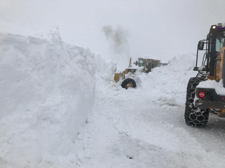 Van-Bahçesaray kara yoluna çığ düştü G5