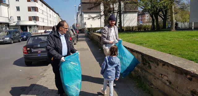  Aachen'de Türkler'den örnek 'çevre' hareketi