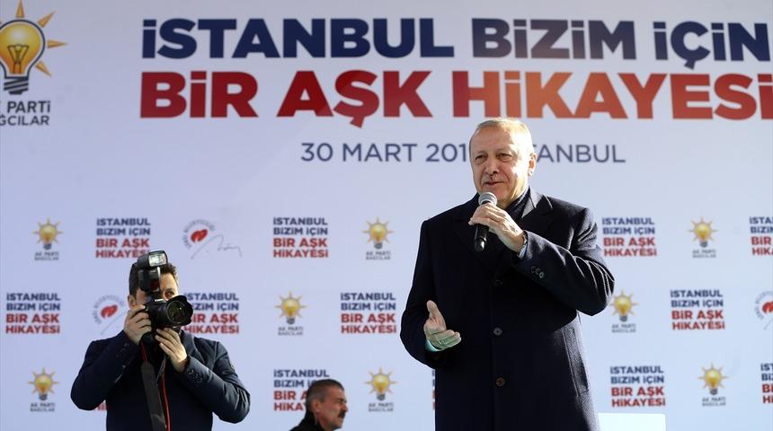 AK Parti'nin Bağcılar mitingi