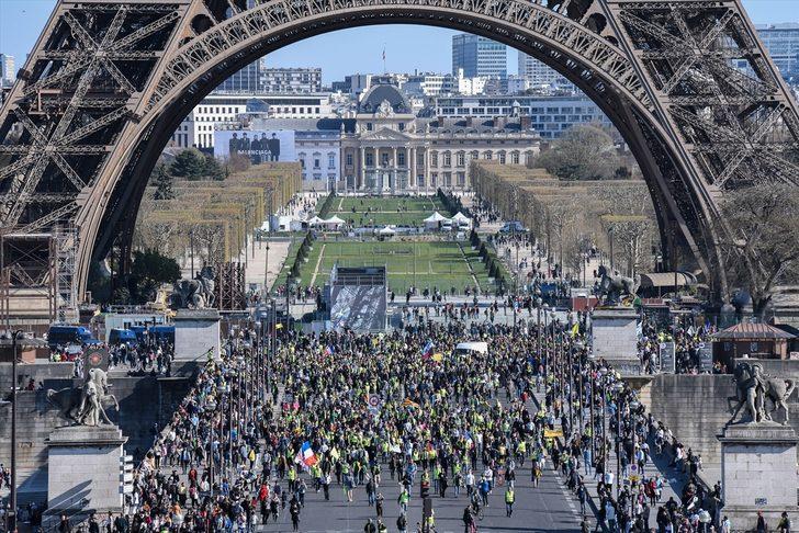 Fransa'da sarı yelekliler gösterilerin 20. haftasında sokaklarda  G5