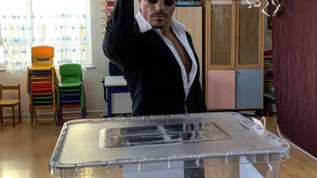 Nusret sandık başında!
