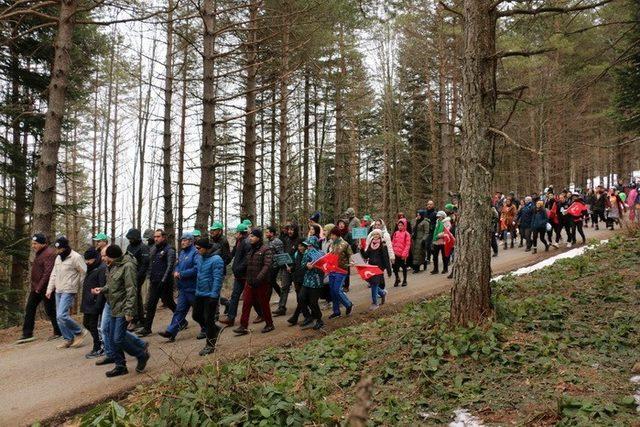 Orman Genel Müdürlüğünün 180. Yılı doğa yürüyüşüyle kutlandı