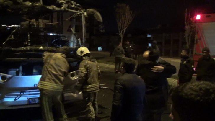 Alev topuna döndü! Caddenin ortasında korkutan anlar G5