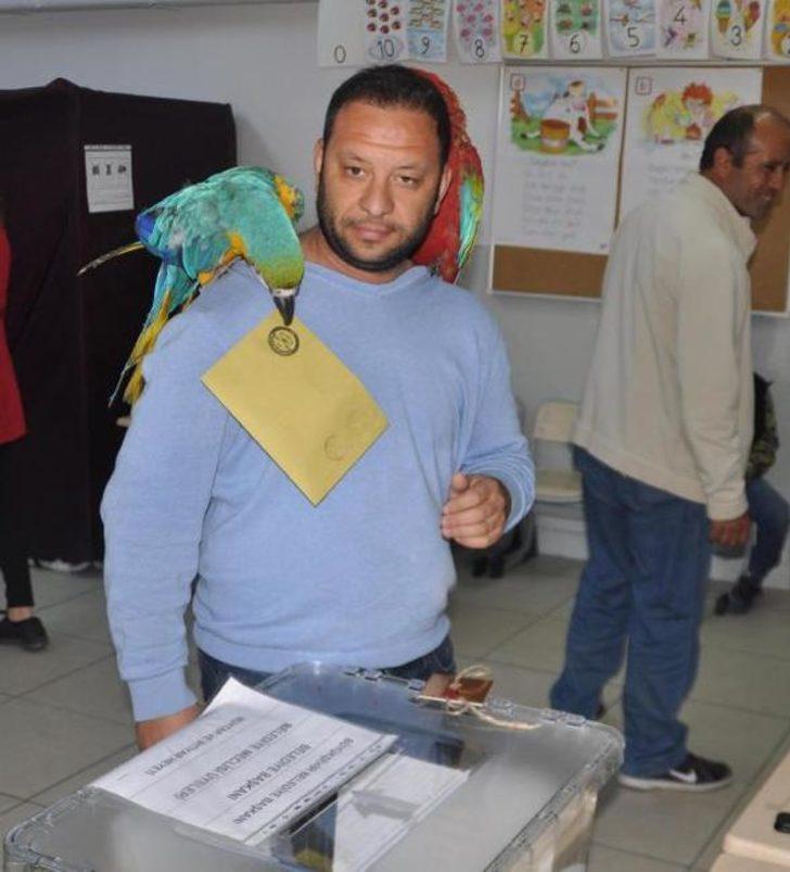  Türkiye sandık başında! Papağanıyla gelen de var, atıyla gelen de G4