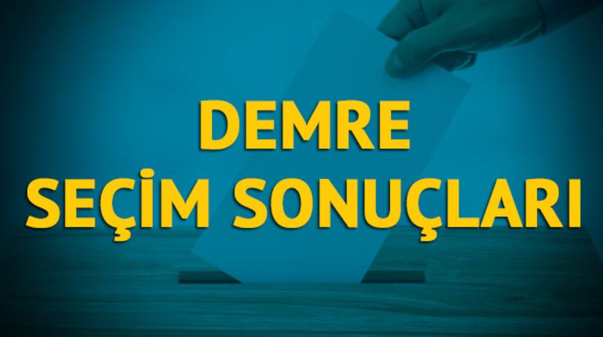 Demre se&ccedil;im sonu&ccedil;ları 2019: Antalya ilinin Demre il&ccedil;esinde hangi parti, hangi aday? 