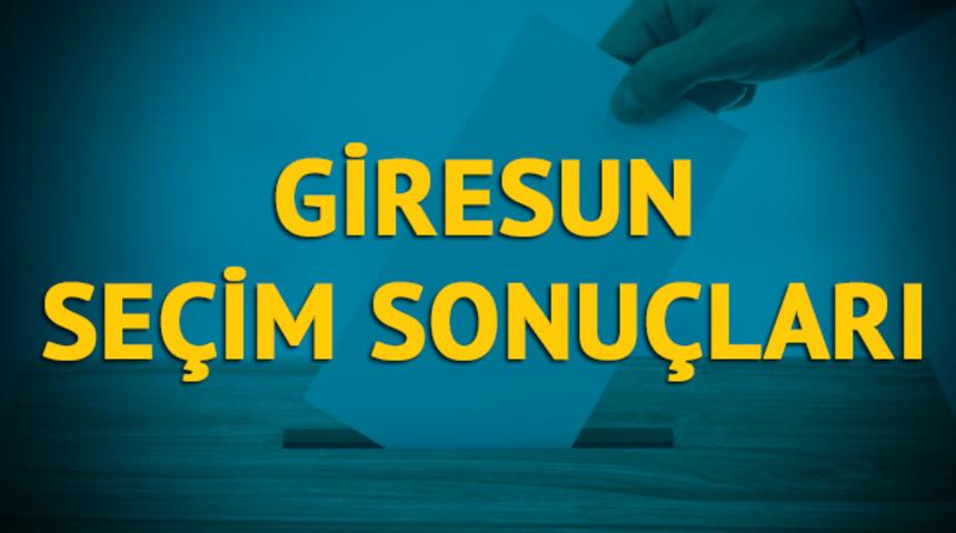 Giresun seçim sonuçları 2019: Hangi parti, hangi aday?  