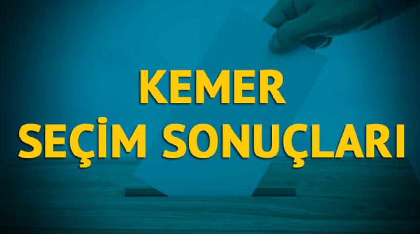 Kemer se&ccedil;im sonu&ccedil;ları 2019: Antalya ilinin Kemer il&ccedil;esinde hangi parti, hangi aday? 