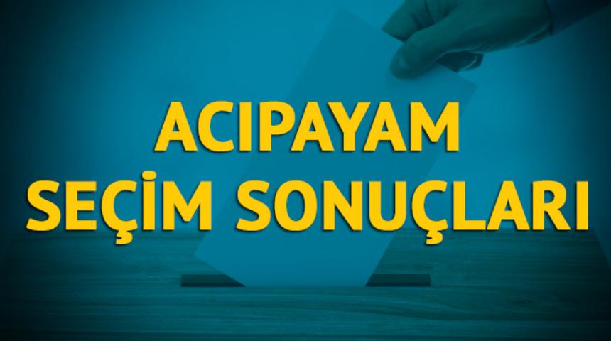 Acıpayam se&ccedil;im sonu&ccedil;ları 2019: Denizli ilinin Acıpayam il&ccedil;esinde hangi parti, hangi aday?