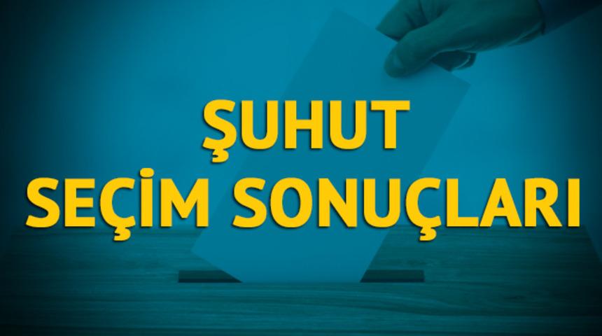 Şuhut seçim sonuçları 2019: Afyonkarahisar ilinin Şuhut ilçesinde hangi parti, hangi aday? 