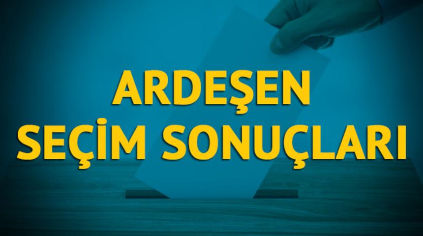 Ardeşen seçim sonuçları 2019: Rize ilinin Ardeşen ilçesinde hangi parti, hangi aday?