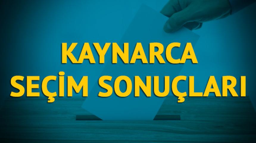 Kaynarca seçim sonuçları 2019: Sakarya ilinin Kaynarca ilçesinde hangi parti, hangi aday?