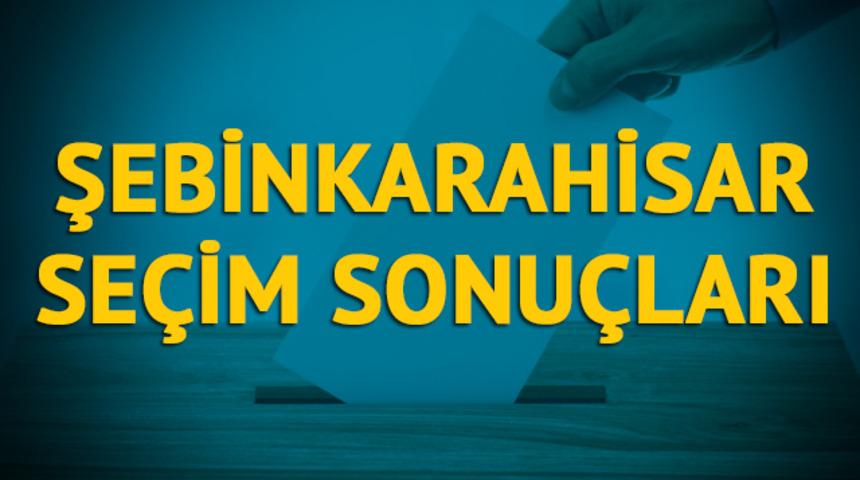 Şebinkarahisar se&ccedil;im sonu&ccedil;ları 2019: Giresun ilinin Şebinkarahisar il&ccedil;esinde hangi parti, hangi aday?  