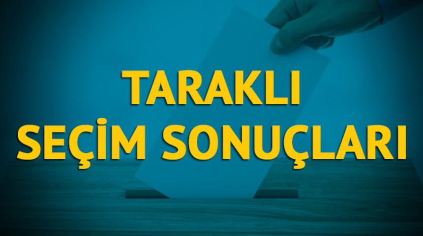 Taraklı seçim sonuçları 2019: Sakarya ilinin Taraklı ilçesinde hangi parti, hangi aday?