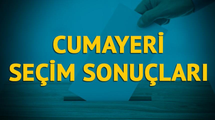 Cumayeri se&ccedil;im sonu&ccedil;ları 2019: D&uuml;zce ilinin Cumayeri il&ccedil;esinde hangi parti, hangi aday?