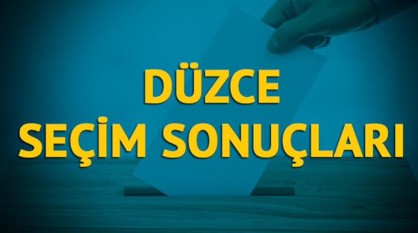 D&uuml;zce se&ccedil;im sonu&ccedil;ları 2019: Hangi parti, hangi aday? 
