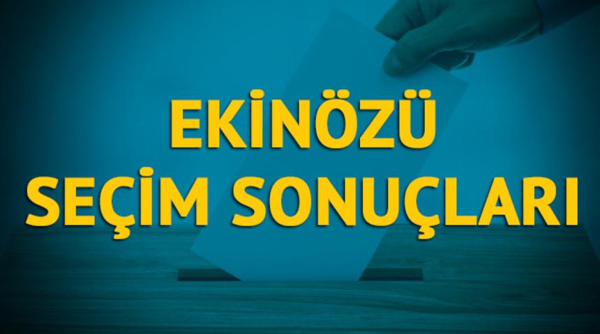 Ekinözü seçim sonuçları 2019: Kahramanmaraş ilinin Ekinözü ilçesinde hangi parti, hangi aday? 