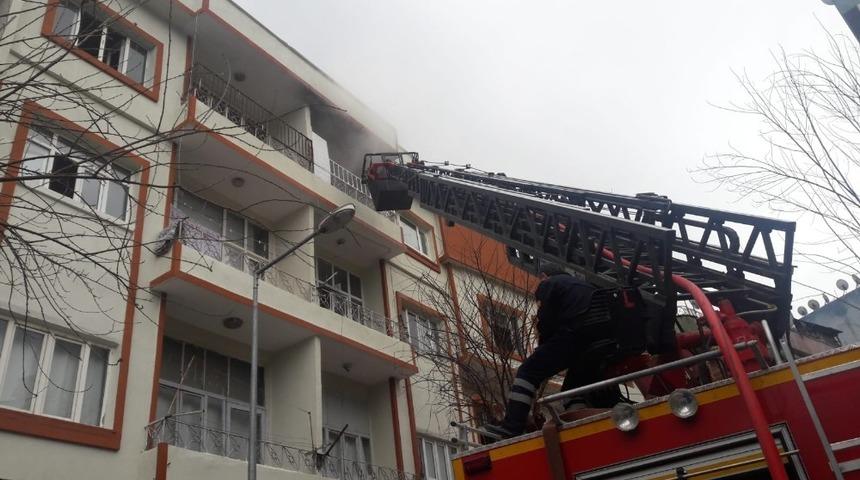 Siirt&rsquo;te bir evde yangın &ccedil;ıktı