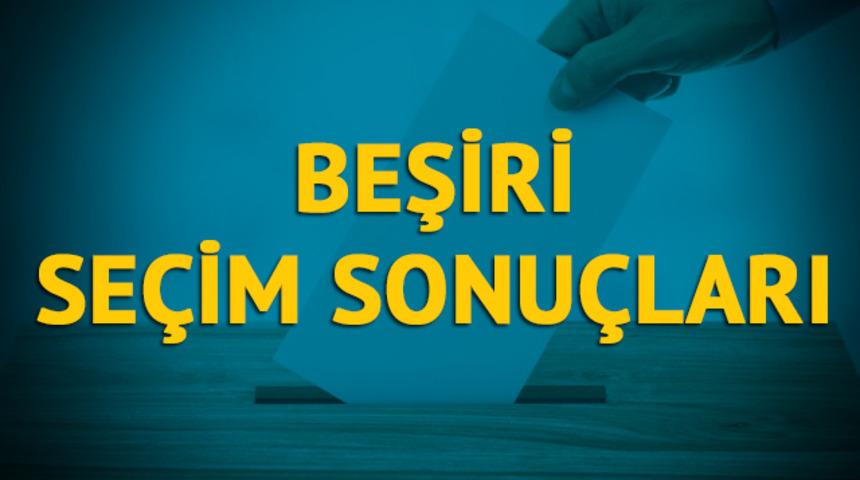 Beşiri seçim sonuçları 2019: Batman ilinin Beşiri ilçesinde hangi parti, hangi aday?