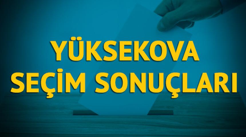 Y&uuml;ksekova se&ccedil;im sonu&ccedil;ları 2019: Hakkari ilinin Y&uuml;ksekova  il&ccedil;esinde hangi parti, hangi aday?  