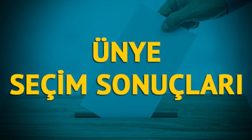 Ünye seçim sonuçları 2019: Ordu ilinin Ünye ilçesinde hangi parti, hangi aday?