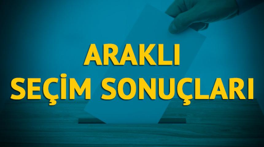 Araklı seçim sonuçları 2019: Trabzon ilinin Araklı ilçesinde hangi parti, hangi aday?