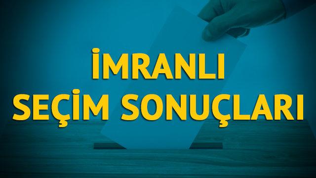 İmranlı seçim sonuçları 2019: Sivas ilinin İmranlı ilçesinde hangi parti, hangi aday?