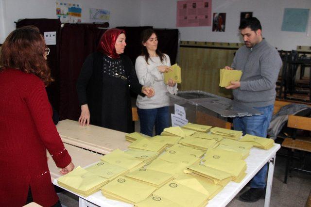 Kayseri’de sandıklar açıldı