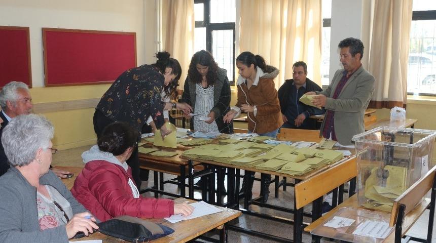 Marmaris’te oy sayma işlemi başladı