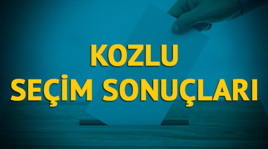 Kozlu seçim sonuçları 2019: Zonguldak ilinin Kozlu ilçesinde hangi parti, hangi aday? 