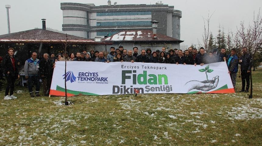 Erciyes Teknopark’ta 3.Fidan Dikim Şenliği Düzenlendi