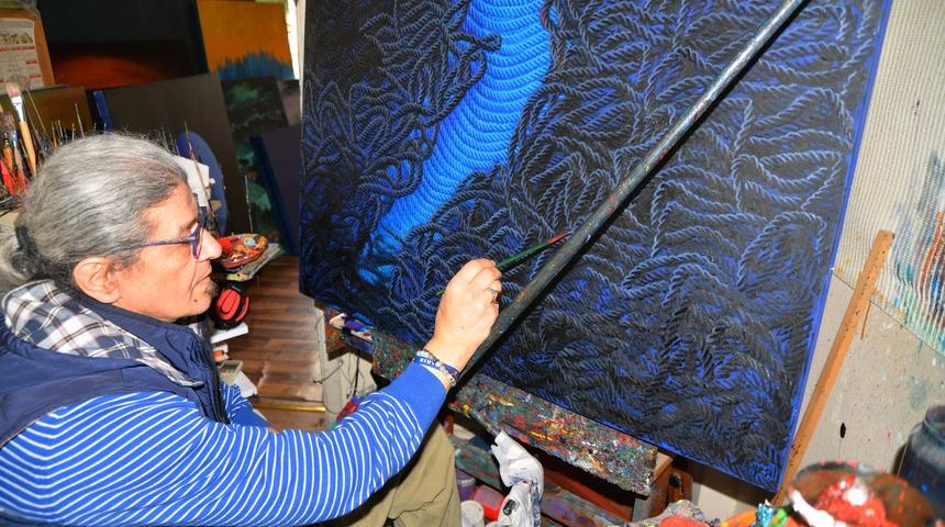 Türk ressamın eserleri ABD'ye gidiyor!